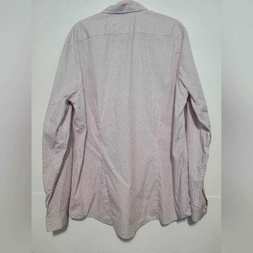 Michael Kors Mens Slim Fit Button-down Shirt XXL Multicolor - Picture 2 of 7